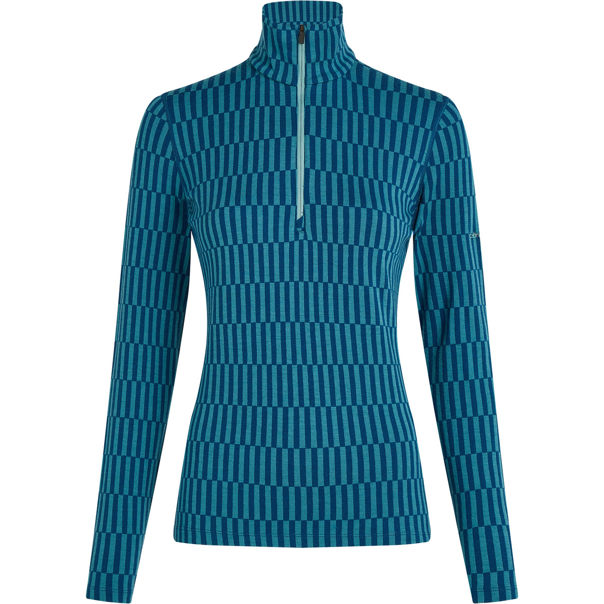 Image of Icebreaker Donna Maglia a manica lunga Merino 260 Tech Vertex HZ Snow Grid
