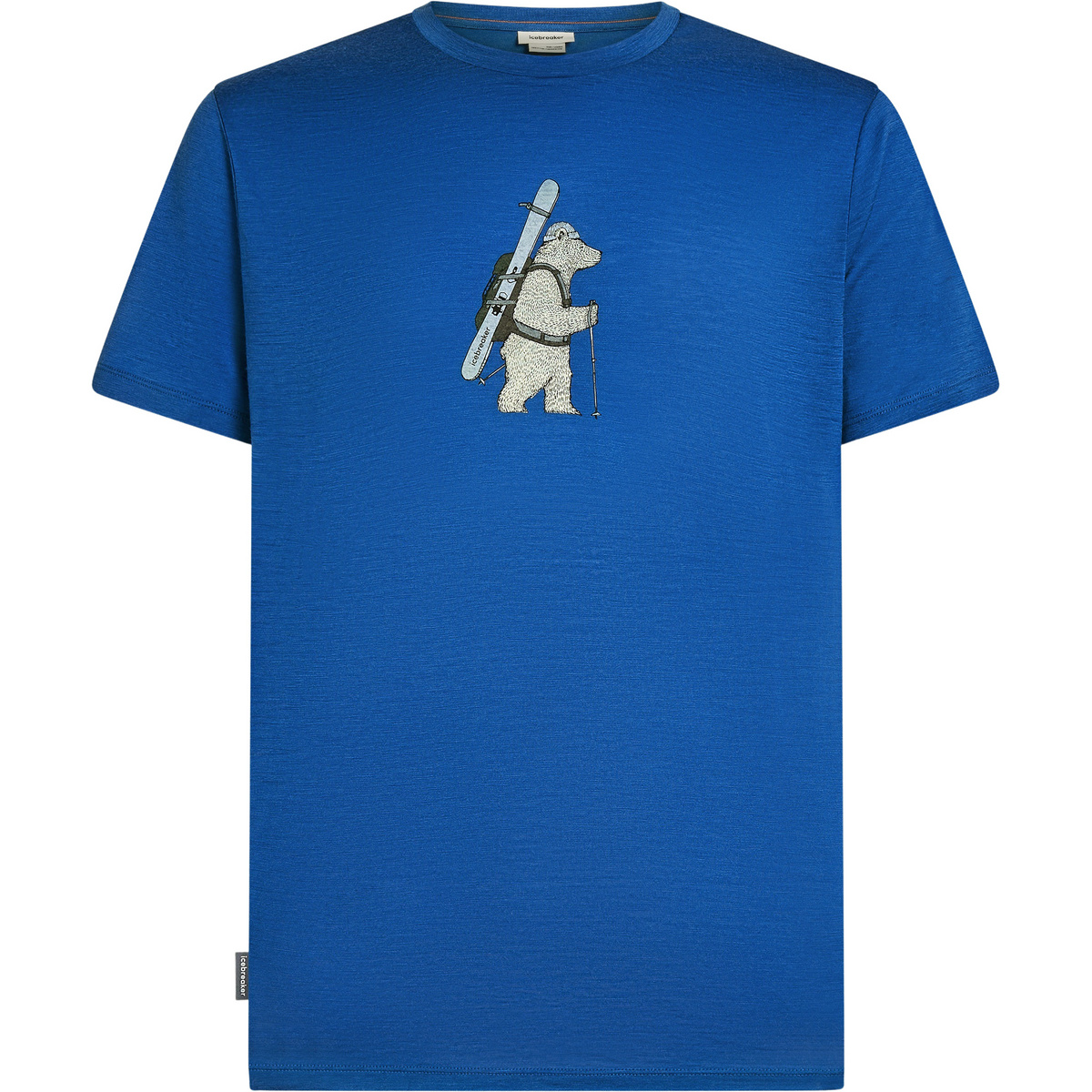 Icebreaker Herren Merino 150 Tech Lite Bear Tour T-Shirt (Größe M, blau)