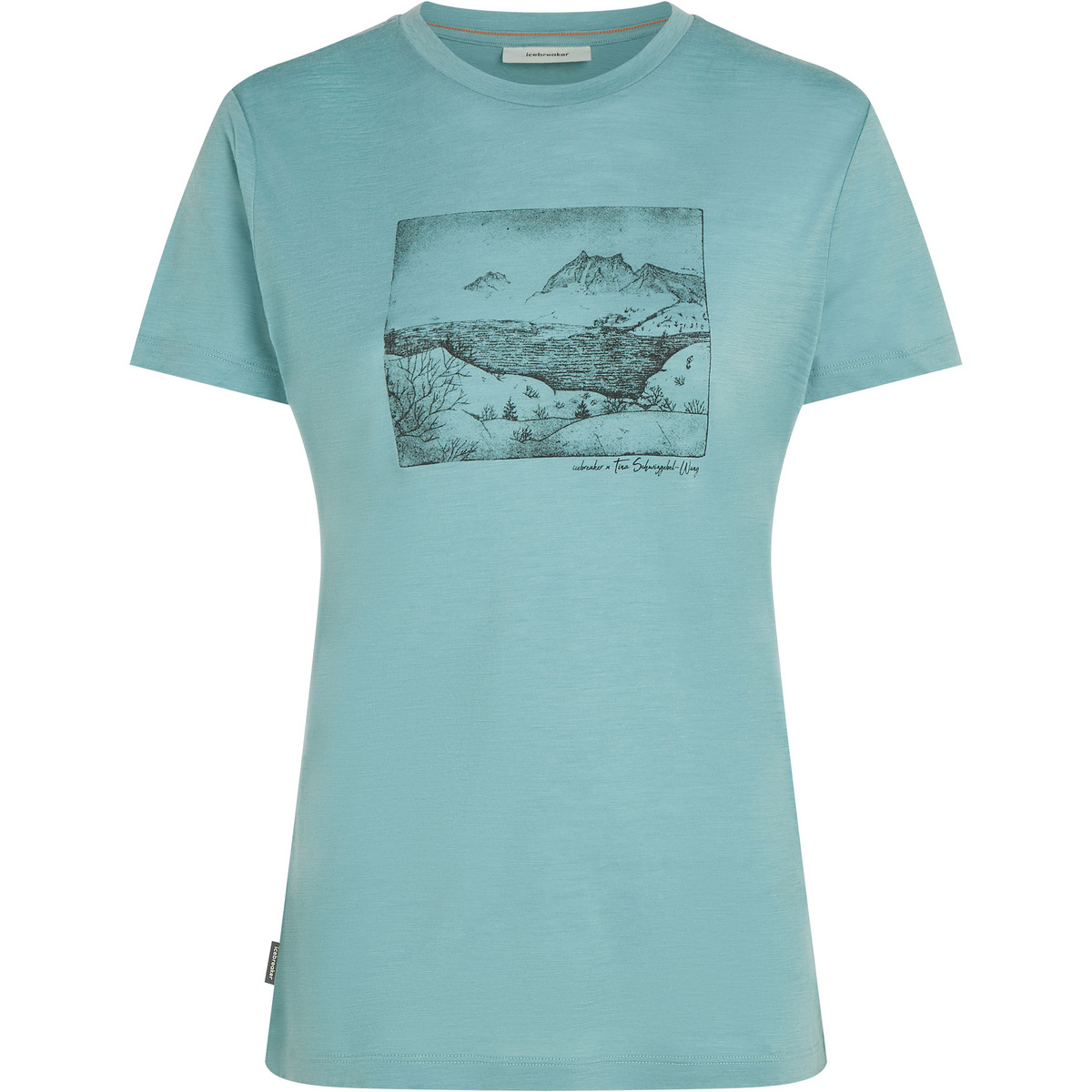 Image of Icebreaker Donna Maglietta Merino 150 Tech Lite Terrain