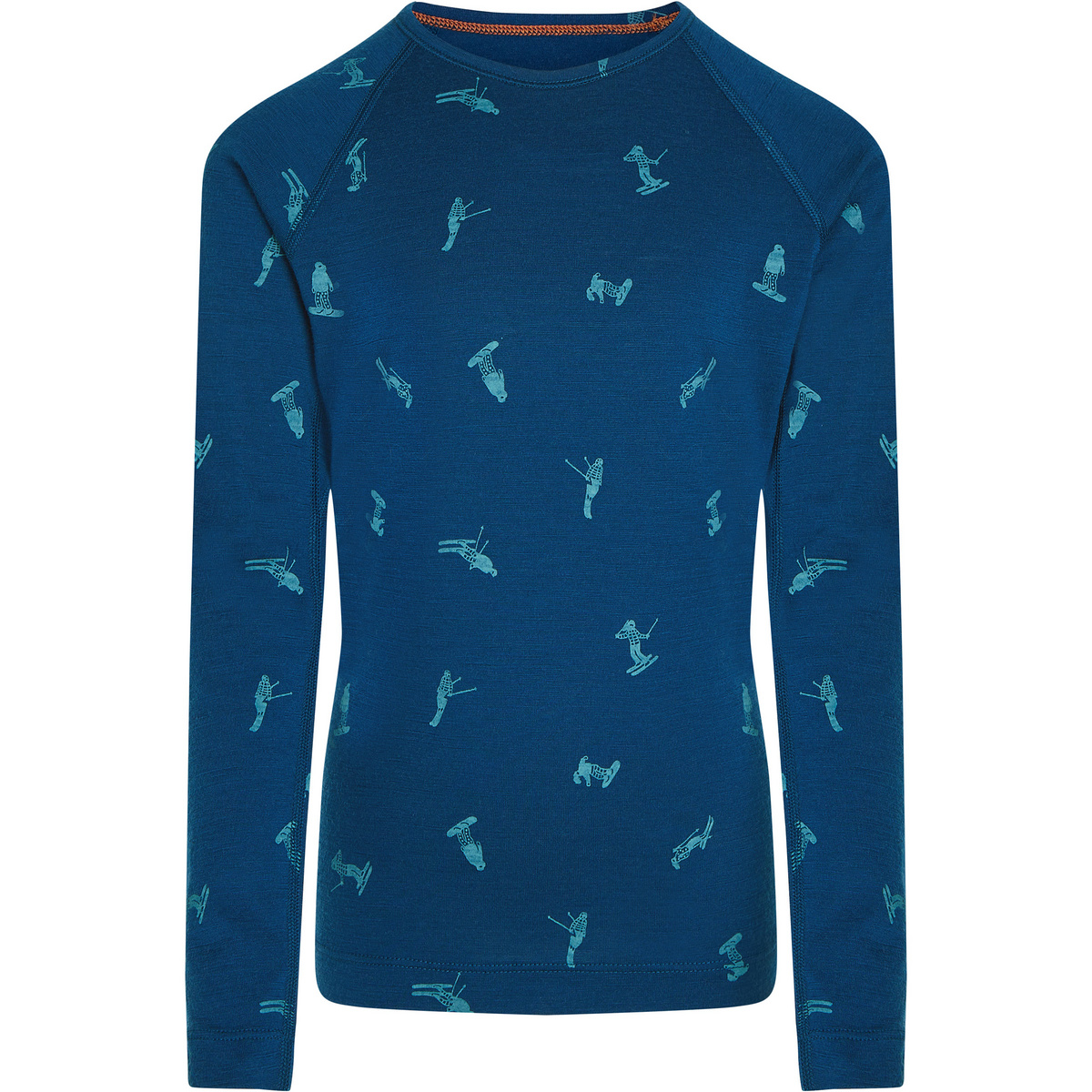 Image of Icebreaker Bambino Maglia a manica lunga Merino 200 Oasis Snow Day