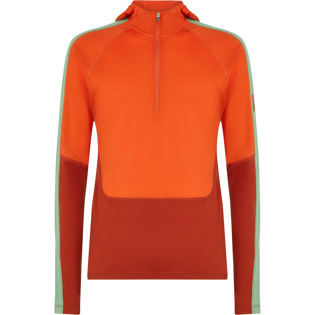 Image of Icebreaker Uomo Maglia a manica lunga Merino 200 Oasis+ Half Zip Hoodie