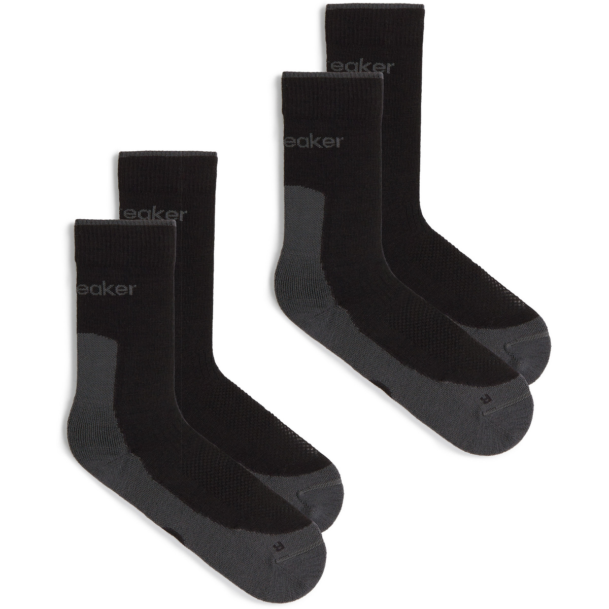 Image of Icebreaker Uomo Calzini Merino Hike+ Light Crew 2er Pack
