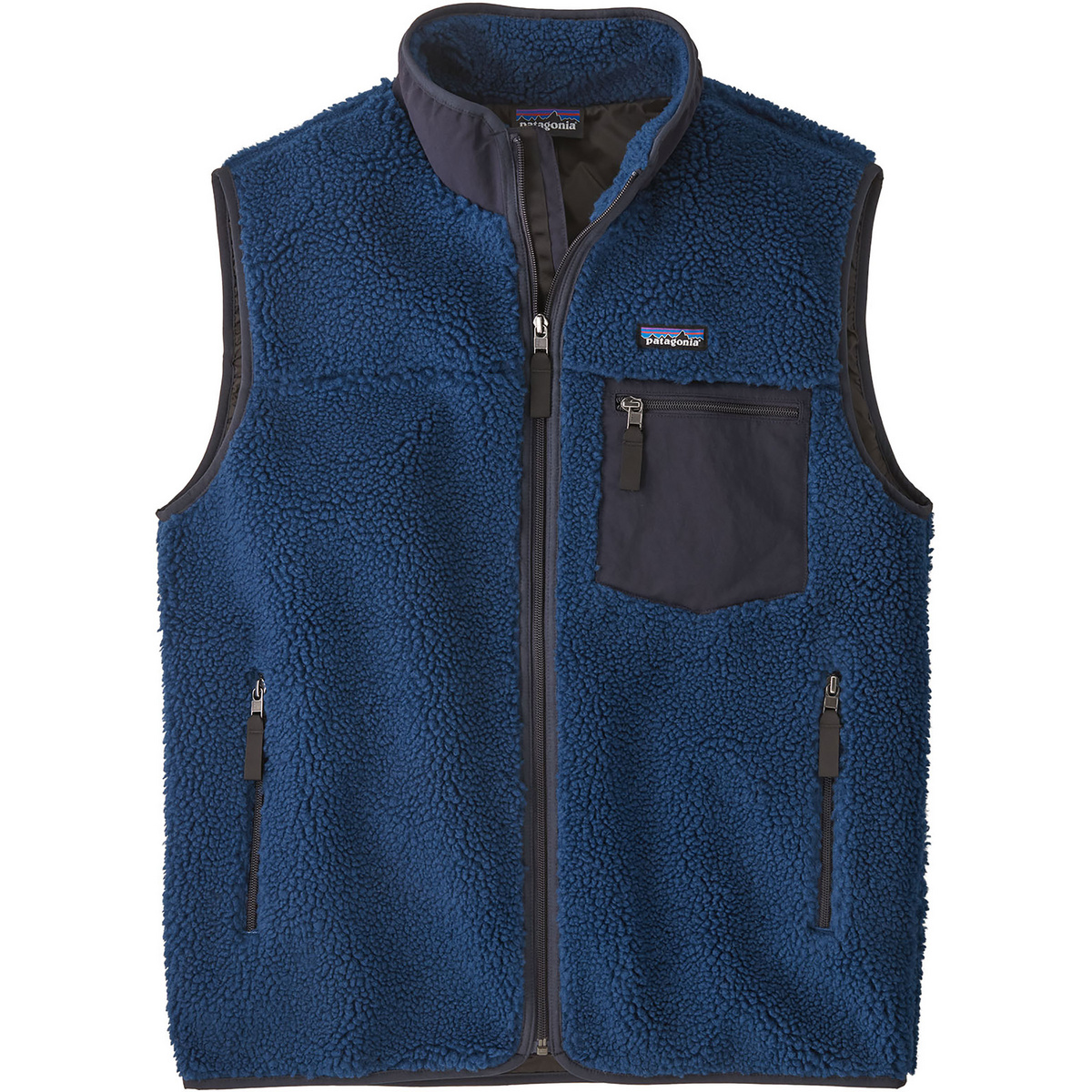 Patagonia Uomo Gilet Classic Retro-X (Taglia XL, Blu)