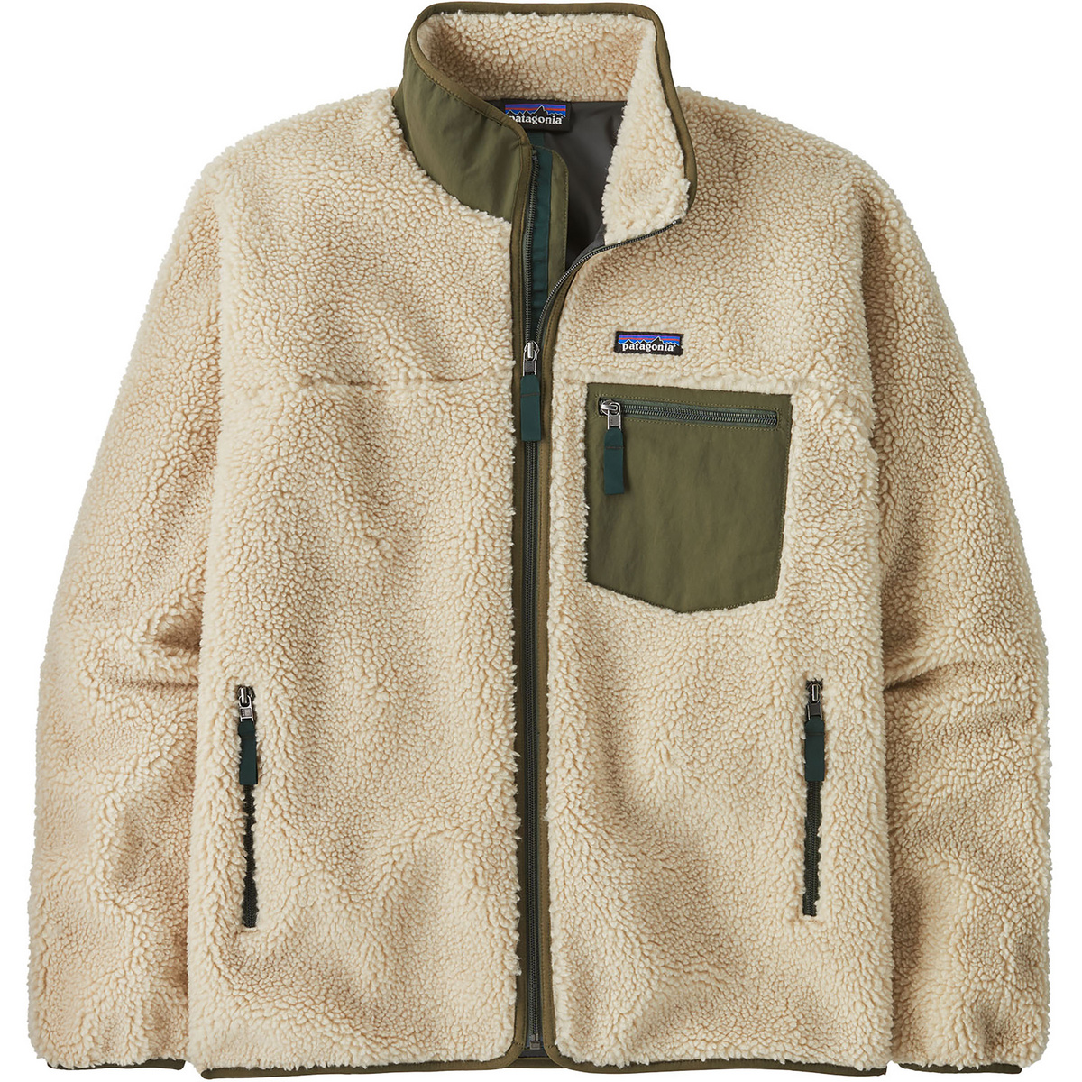 Patagonia Herren Classic Retro-X Jacke (Größe S, beige)