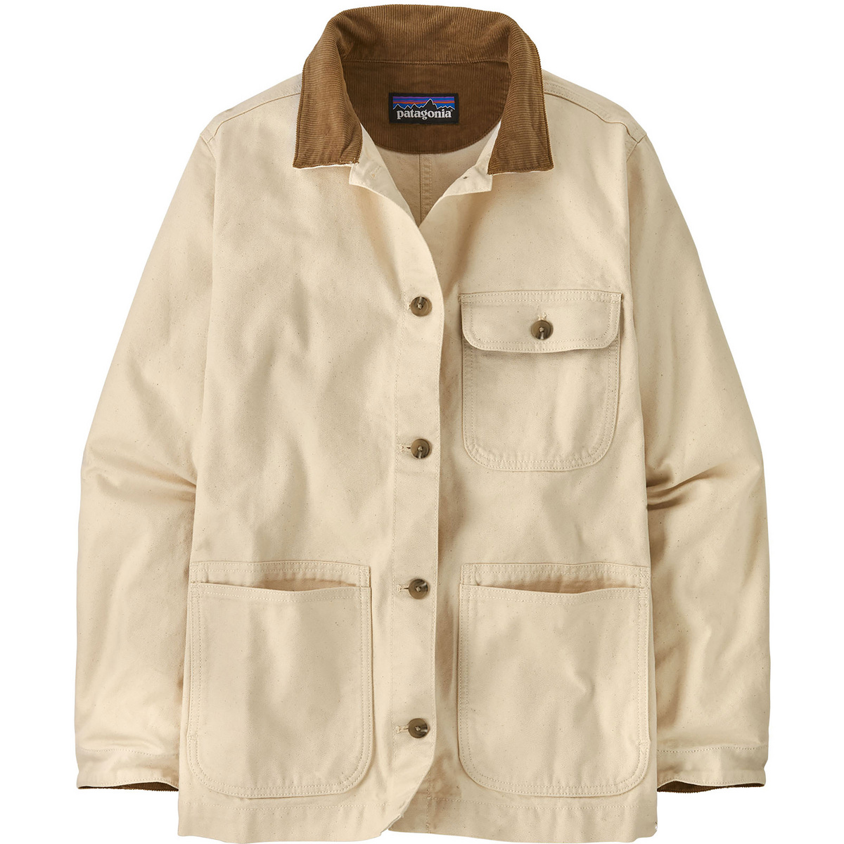 Patagonia Damen Point Reyes Canvas Jacke (Größe S, weiss)