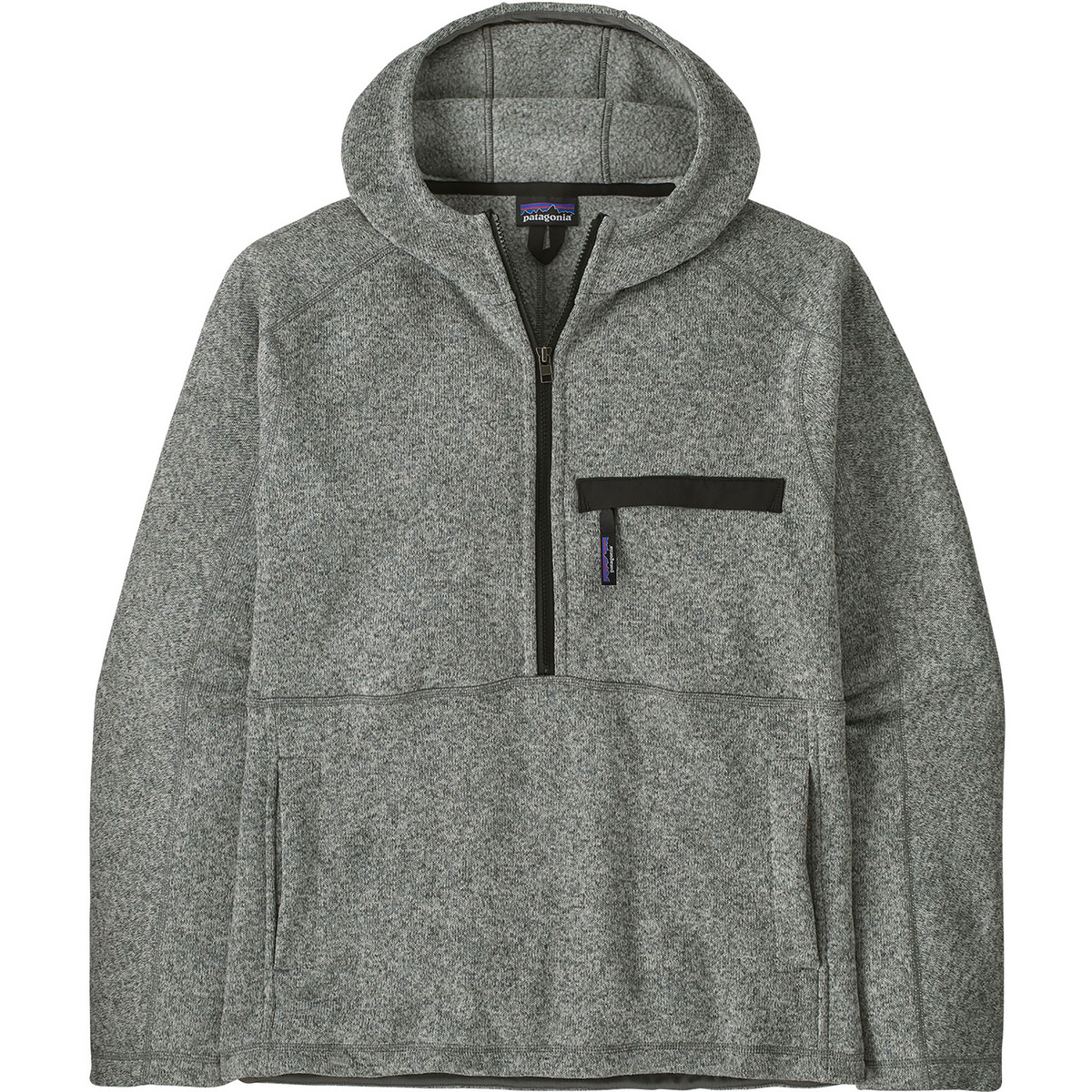 Patagonia Herren Better Sweater 1/2 Zip Pullover (Größe M, grau)