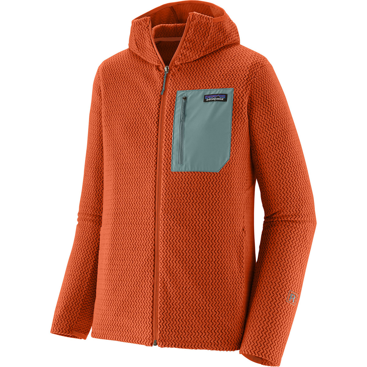 Patagonia Herren R1 Air Hoodie Jacke (Größe L, orange)