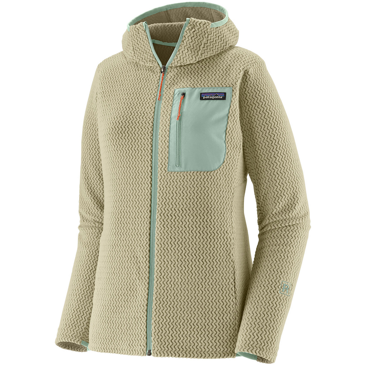 Patagonia Damen R1 Air Hoodie Jacke (Größe S, beige)