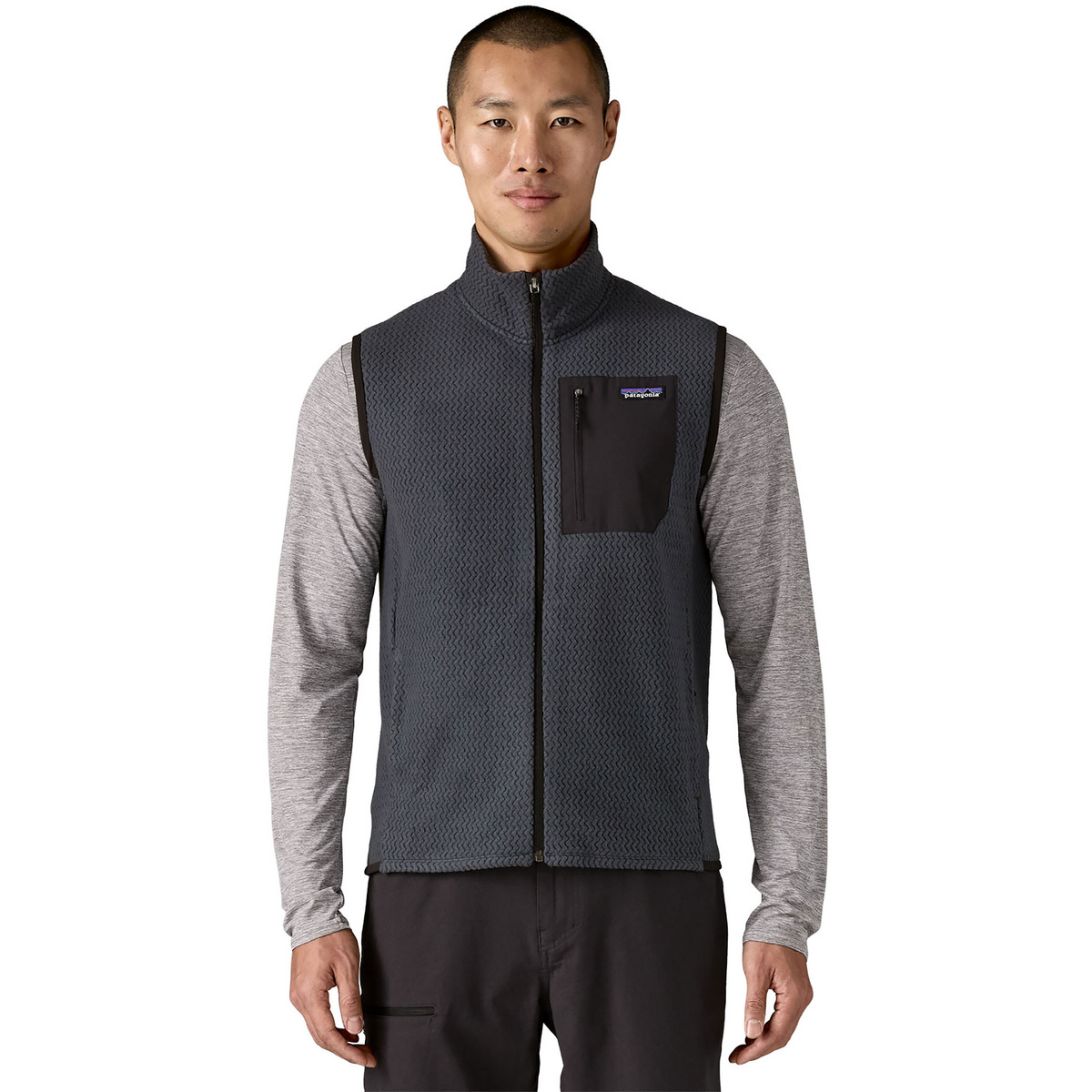 Patagonia Uomo Gilet R1 Air (Taglia XL, Blu)