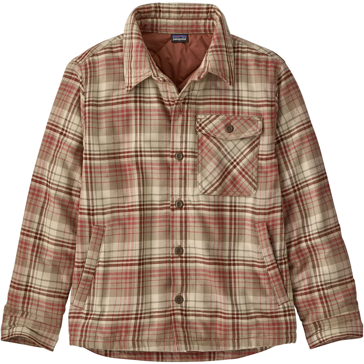 Patagonia Kinder LW Insulated Fjord Jacke (Größe 156, rot)