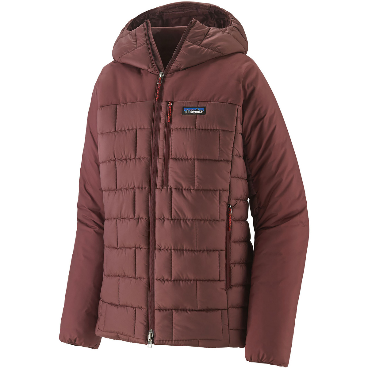 Patagonia Damen Hi-Loft Nano Puff Hoodie Jacke (Größe XS, rot)