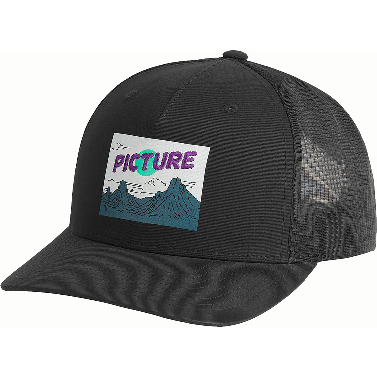 Picture Cap Kuldo Trucker (taille ONE SIZE, Noir)
