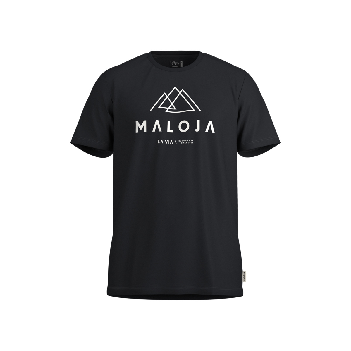 Maloja Herren ColloM. T-Shirt (Größe S, schwarz)