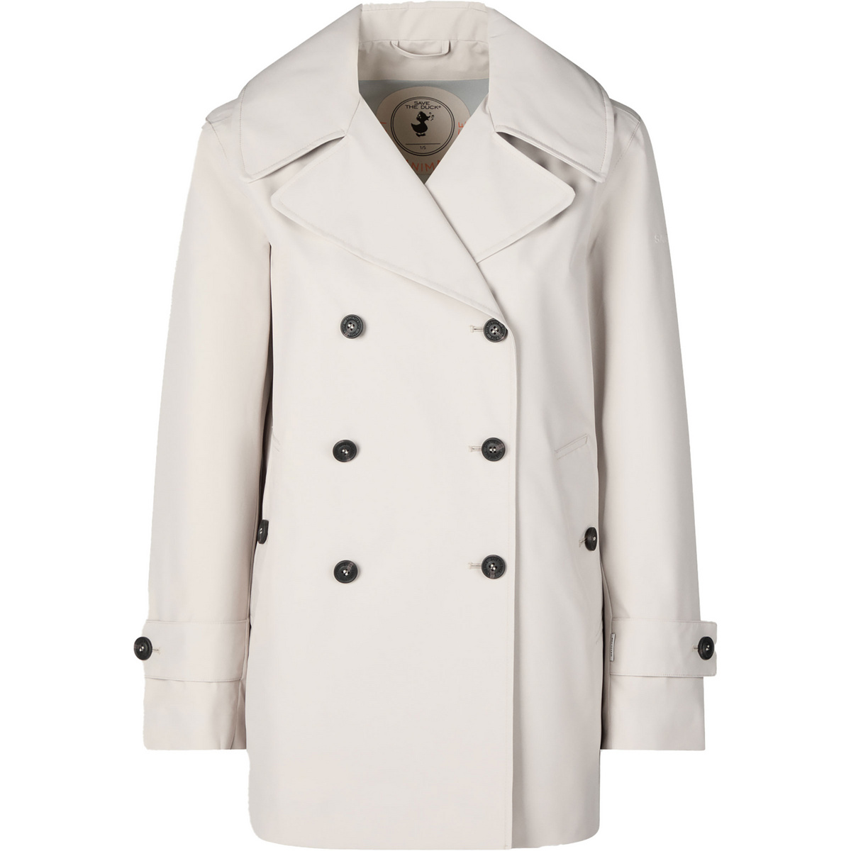 Save the Duck Damen Sofi Mantel (Größe S, beige)