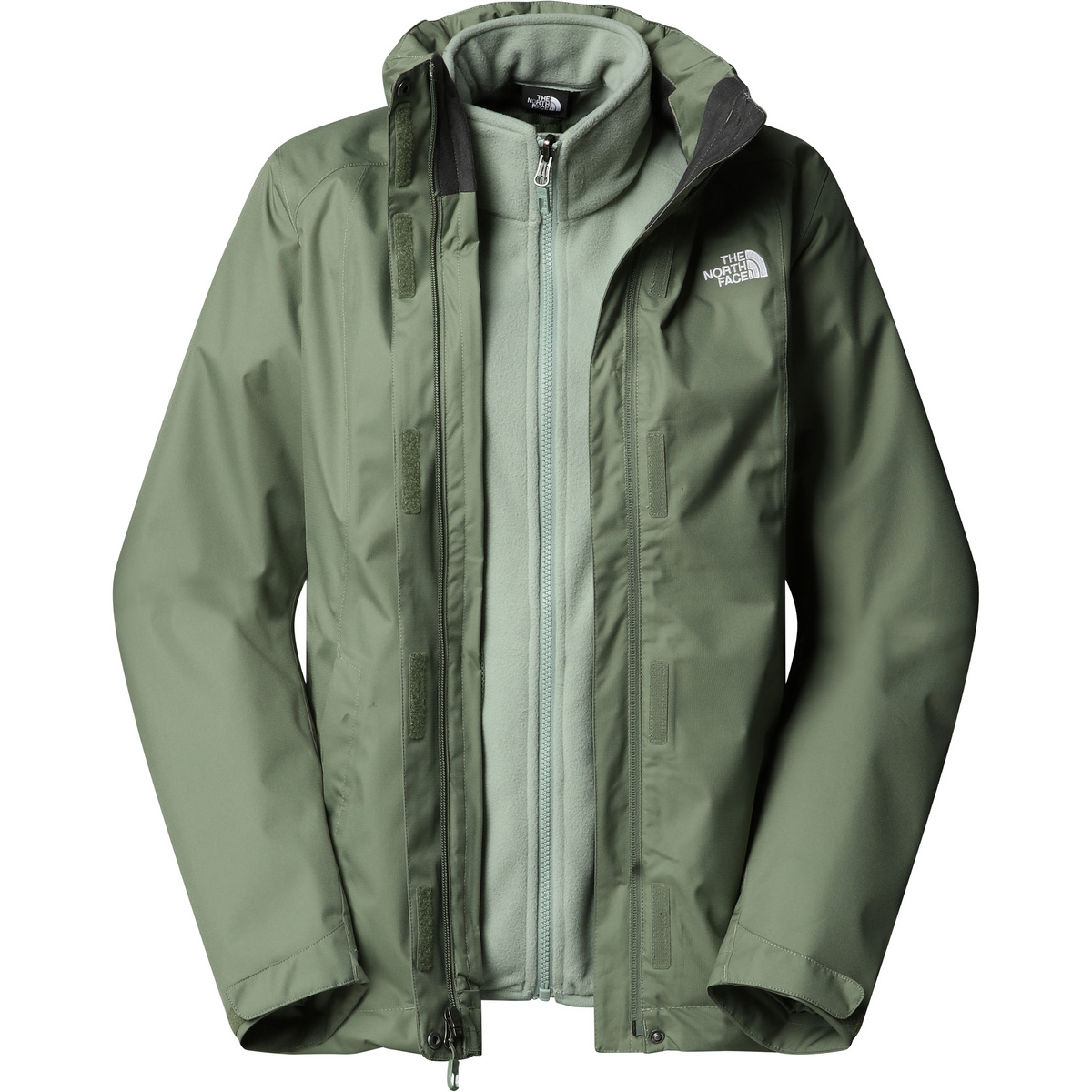The North Face Damen Evolve IIi Triclimate Jacke (Größe XS, gruen)