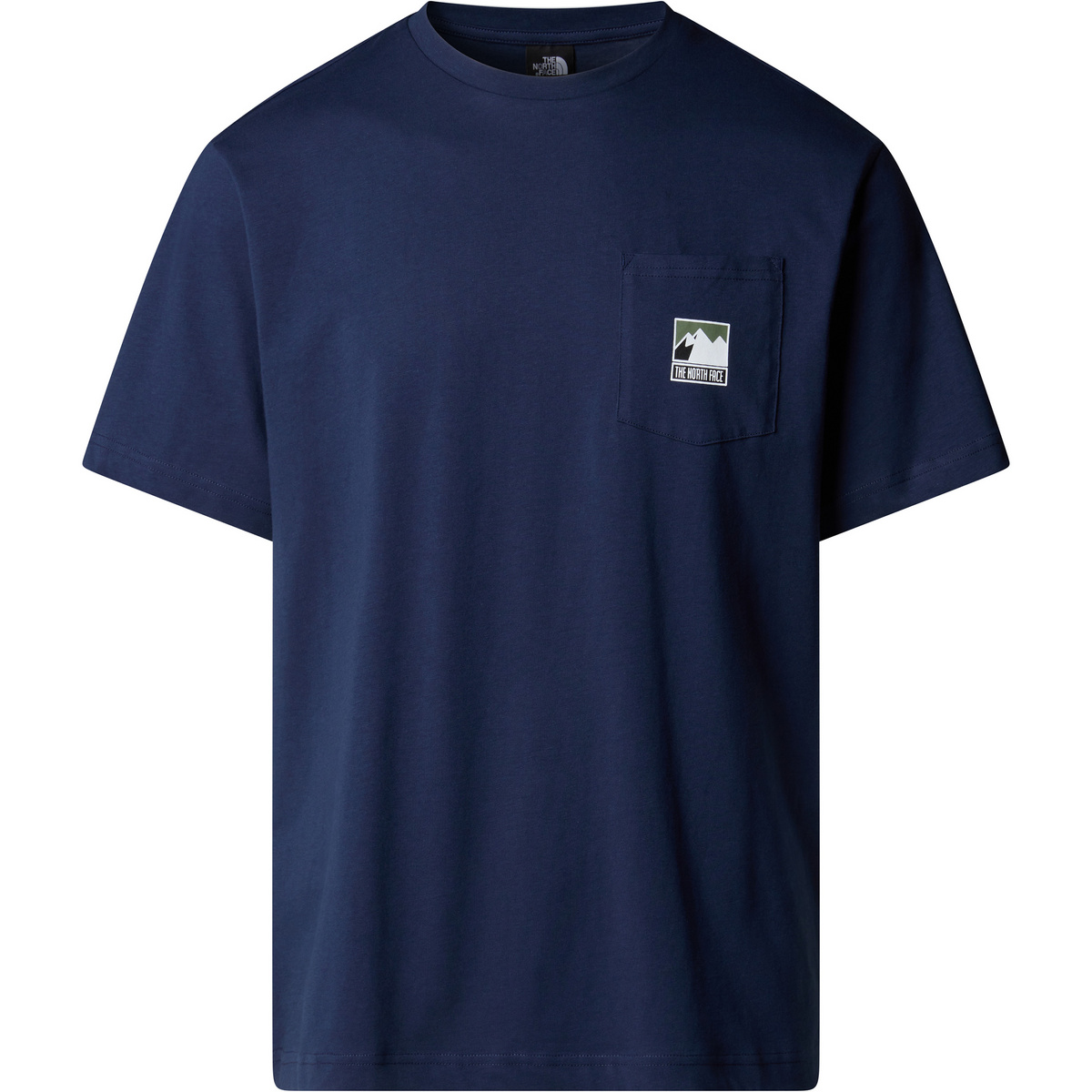 Image of The North Face Uomo Maglietta Mountain Logo Relaxed Pocket