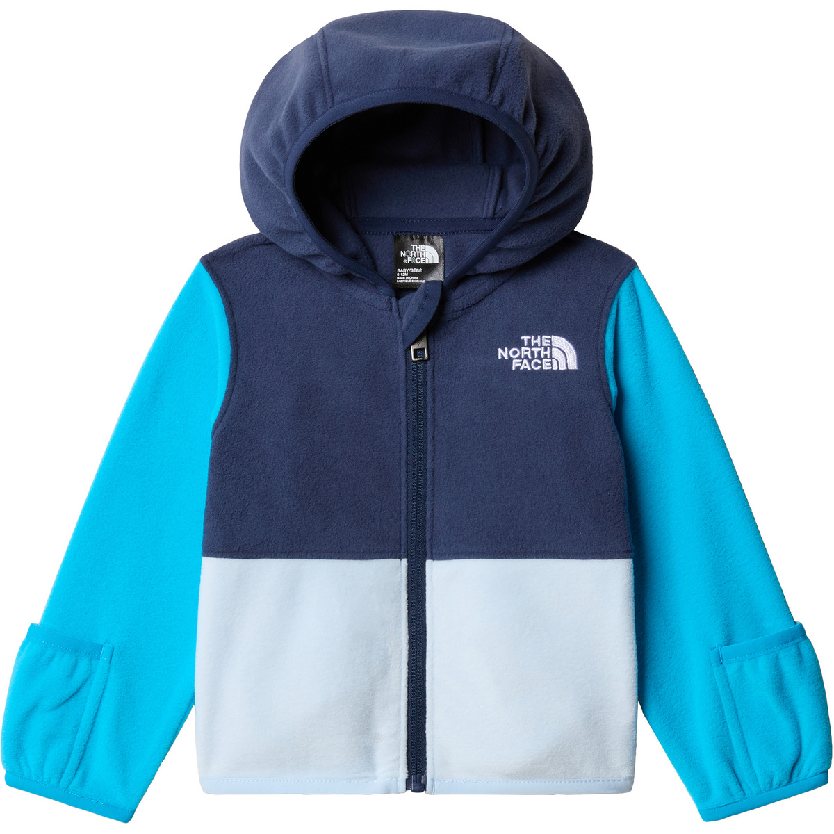 The North Face Kinder Baby Glacier Hoodie Jacke (Größe 74 , blau)