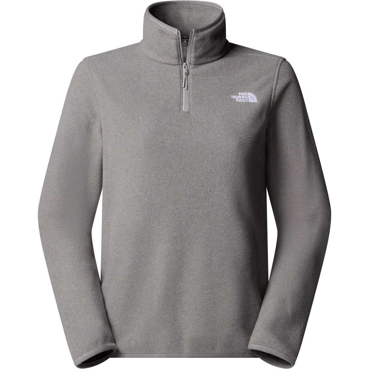 The North Face Damen Glacier Fleece 1/4 Zip Pullover (Größe XS, grau)