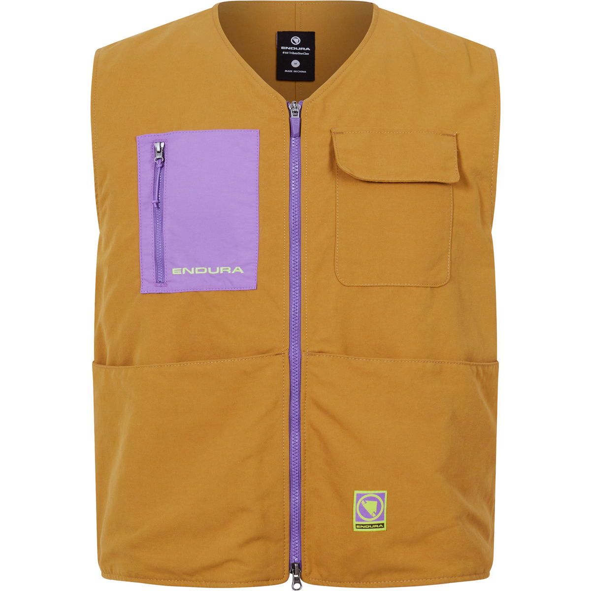 Endura Uomo Gilet Forty1Thirty (Taglia L, Marrone)