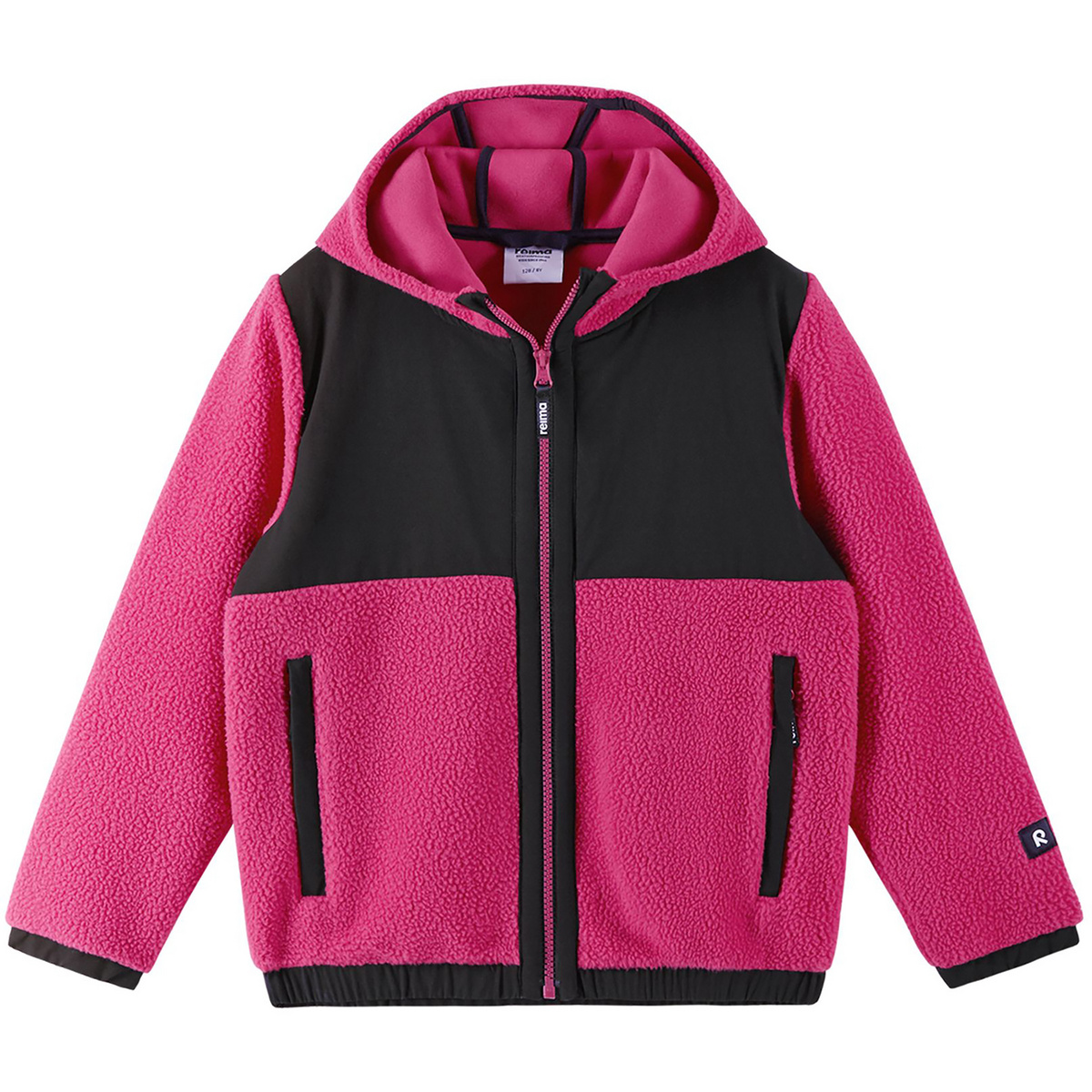 reima Veste Turbo Fleece Hoodie (taille 116, rose)
