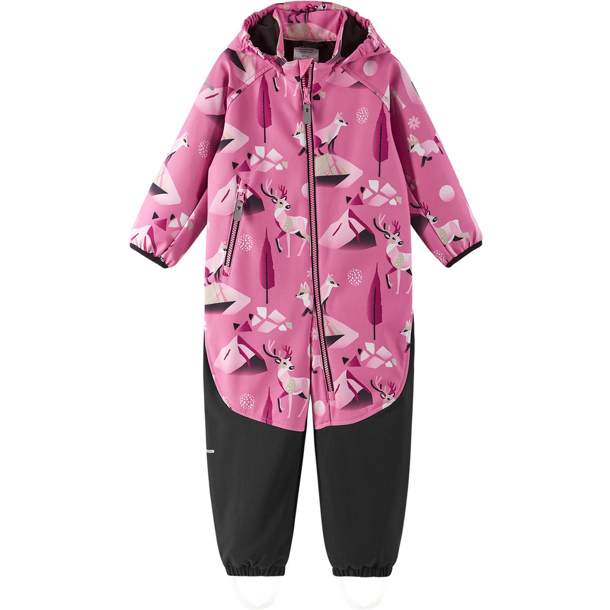 reima Bambino Tuta Mjosa Softshell Print (Taglia 92, rosa)