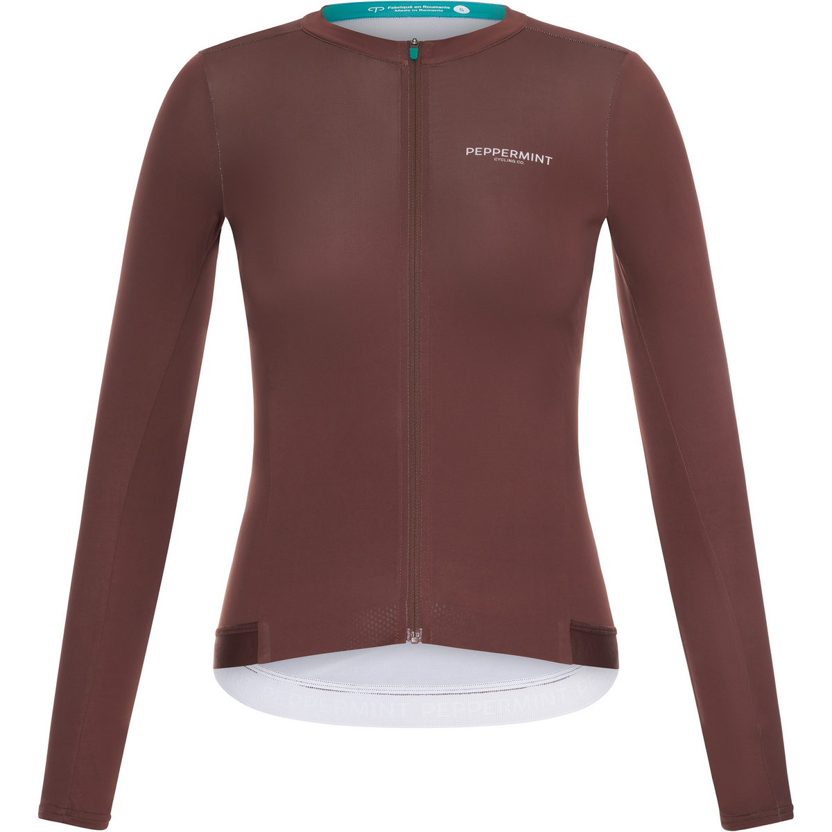 Peppermint Donna Maglia Signature Long Sleeve (Taglia M, Marrone)