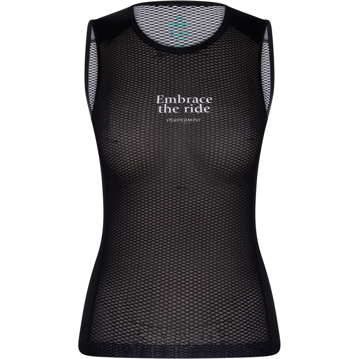 Peppermint Damen Base Layer Tank Trikot (Größe L, schwarz)