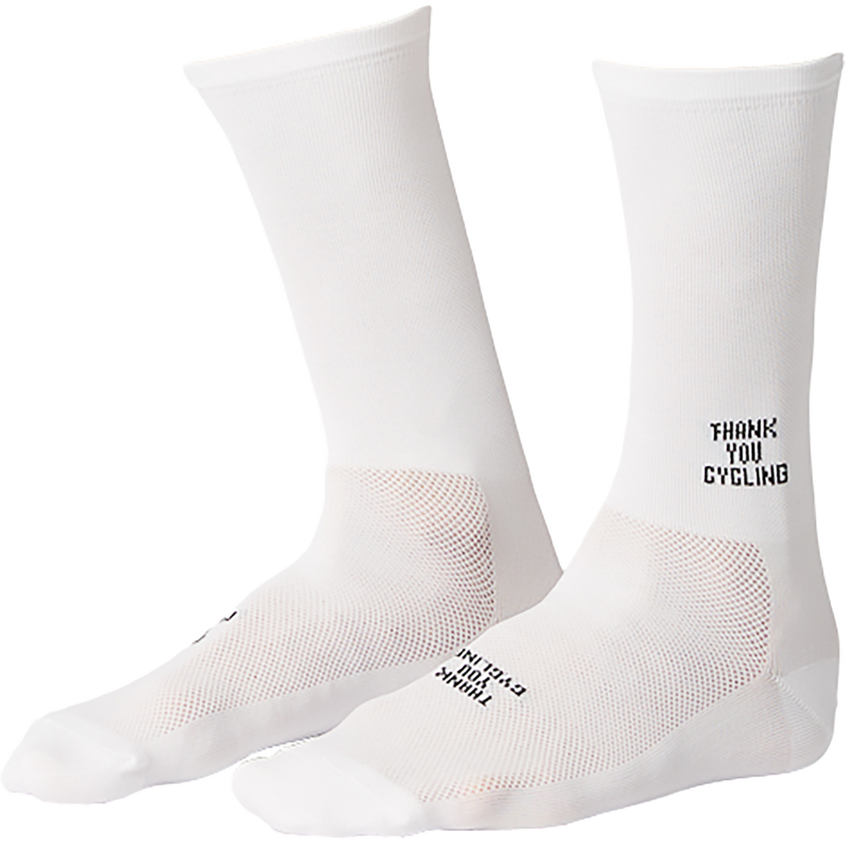 Fingerscrossed Iconic Thank You Cycling Socken (Größe 35 , weiss)