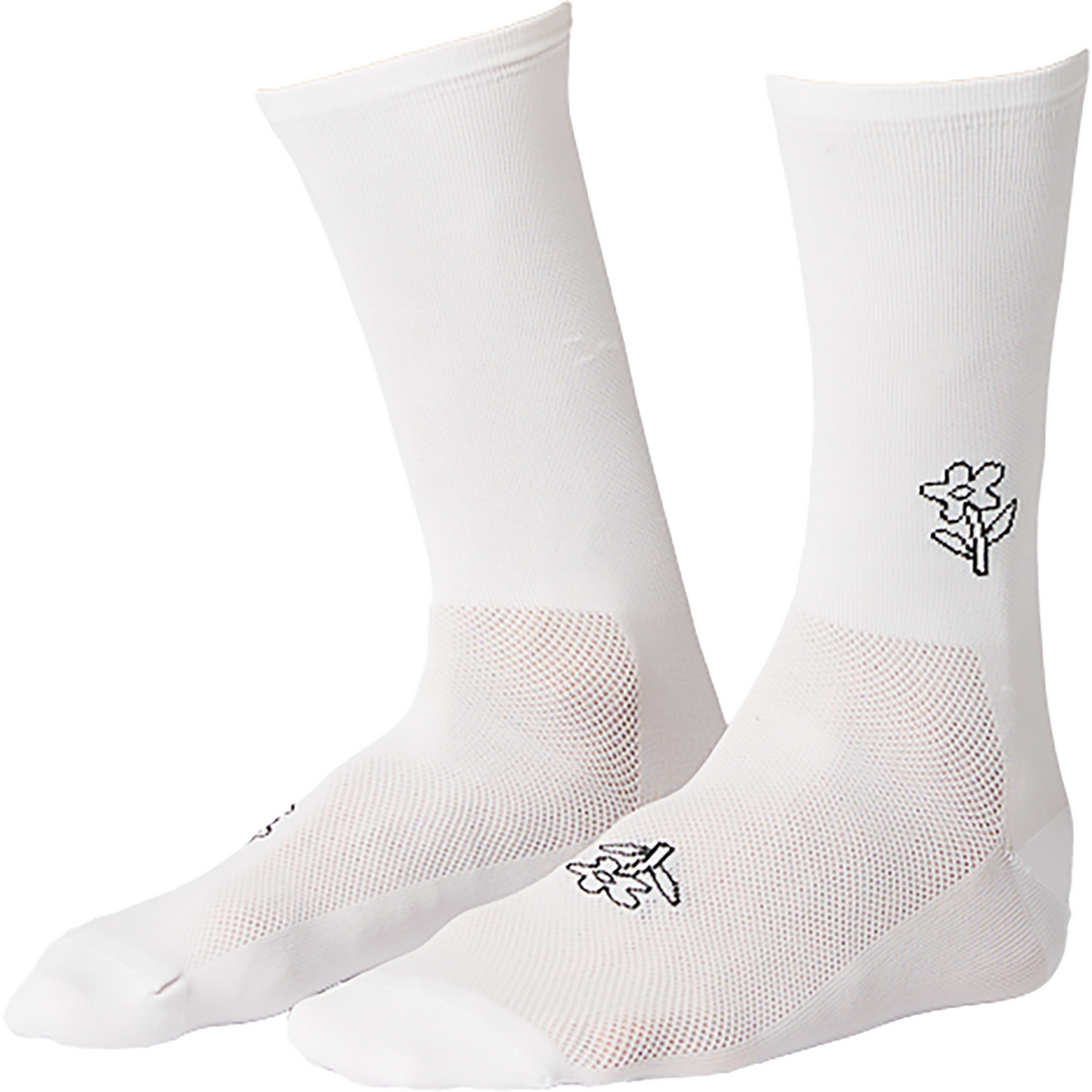 Fingerscrossed Chaussettes Iconic Flower (taille 39 , Blanc)