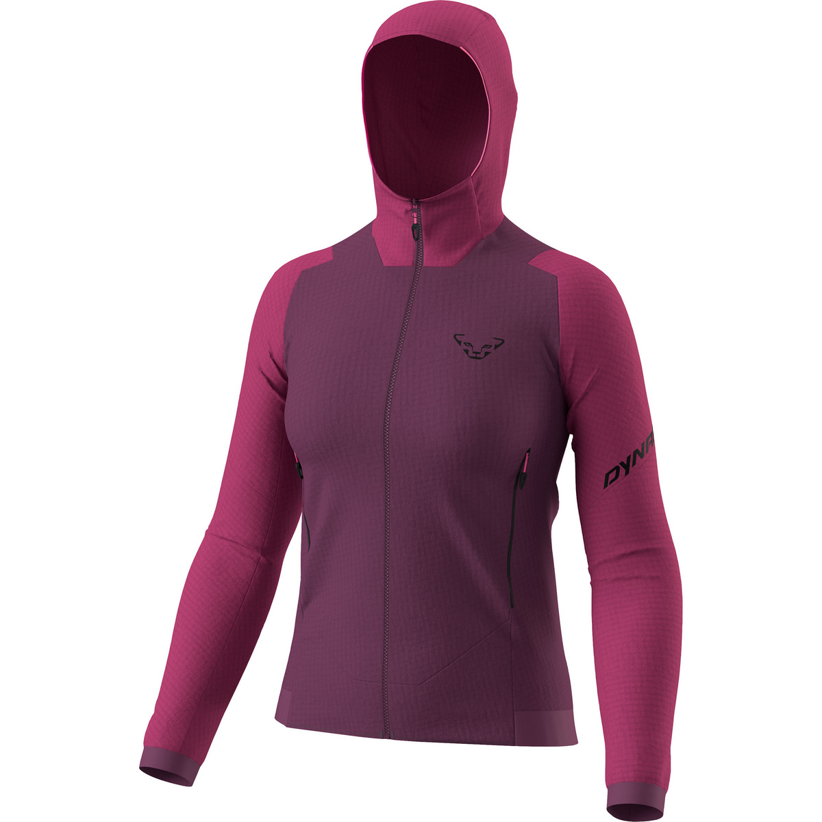 Dynafit Damen Blacklight Therm Hoodie Jacke (Größe M, pink)