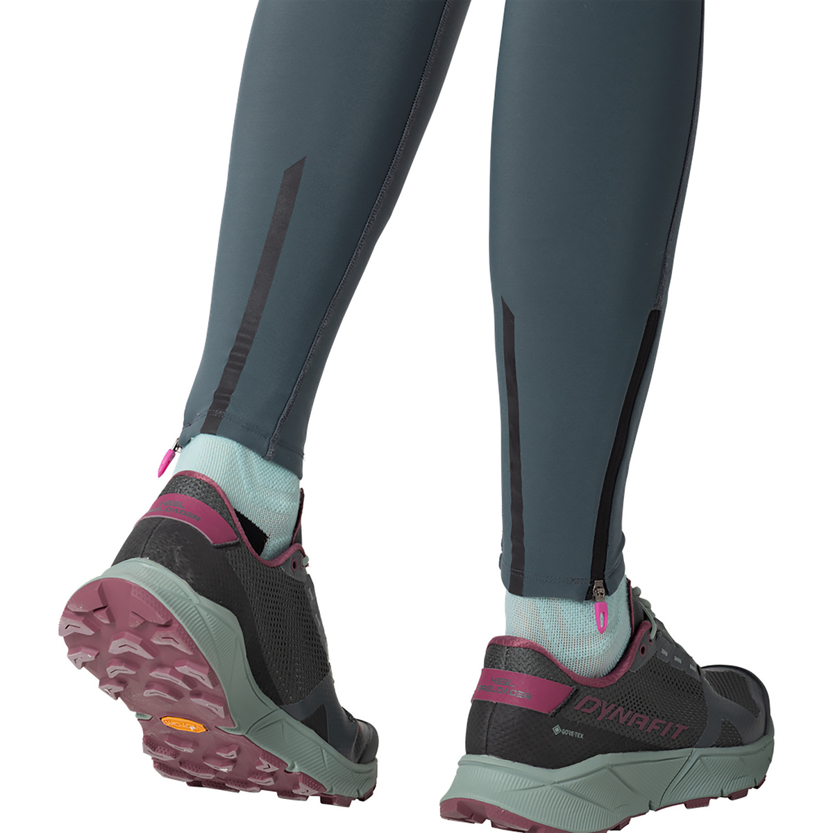 Dynafit Damen Winter Running Tights (Größe XL, grau)