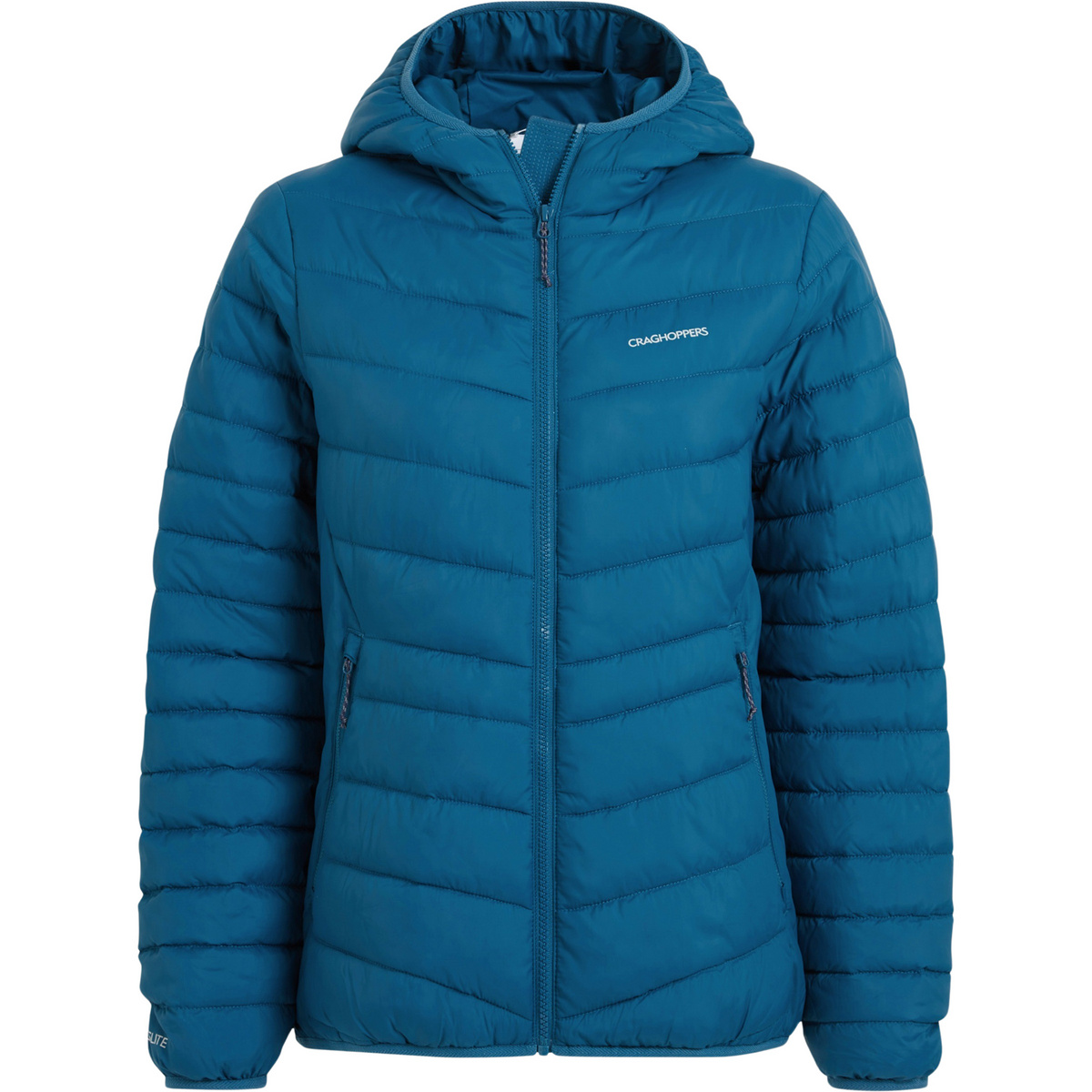 Craghoppers Damen Compresslite IX Hoodie Jacke (Größe L, blau)