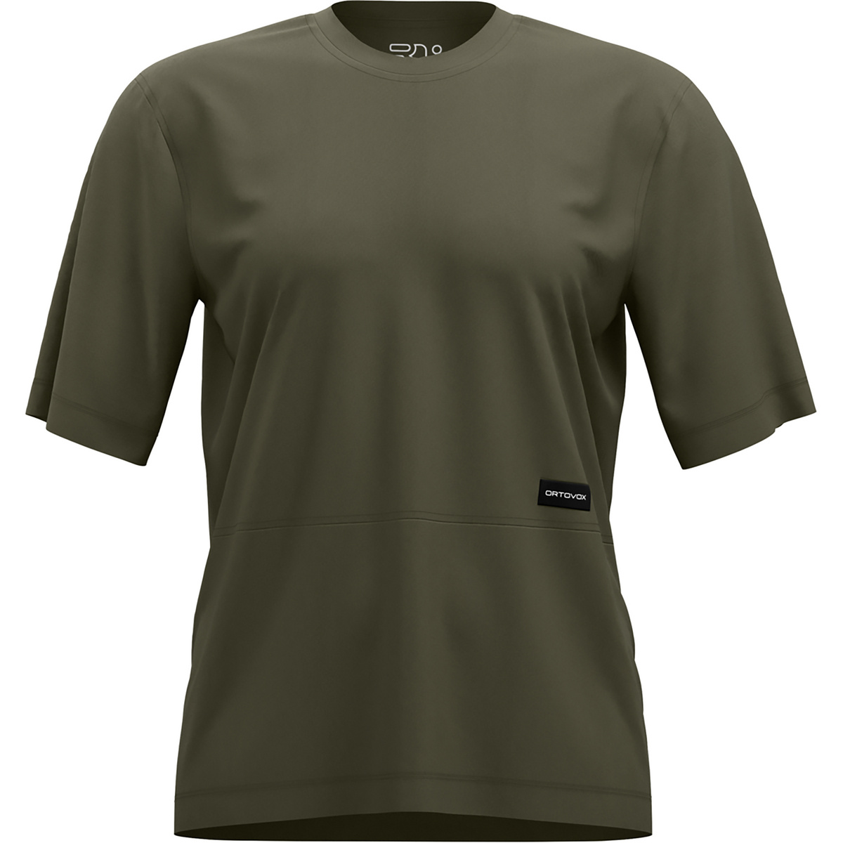 Ortovox Damen 185 Merino Patch T-Shirt (Größe M, oliv)