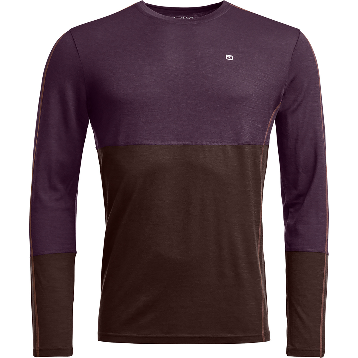 Ortovox Herren 185 Rock'N'Wool Longsleeve (Größe XL, lila)