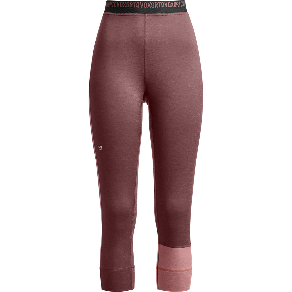 Ortovox Damen 185 Rock'N'Wool 3/4 Hose (Größe M, rot)