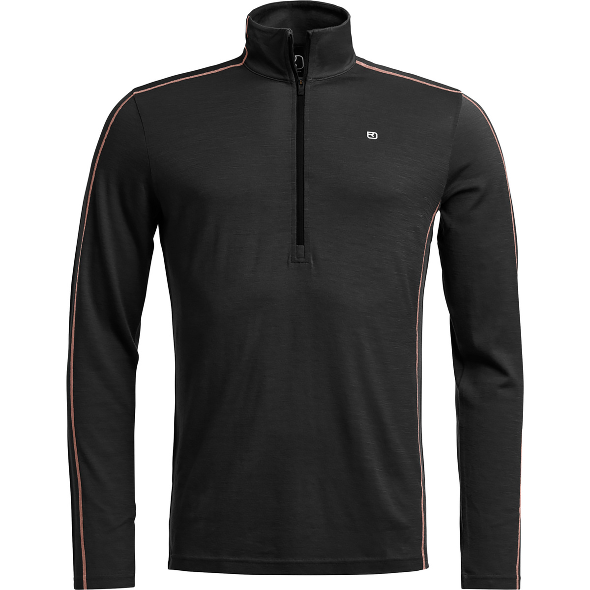 Ortovox Herren 185 Rock'N'Wool Zip Longsleeve (Größe XXL, schwarz)