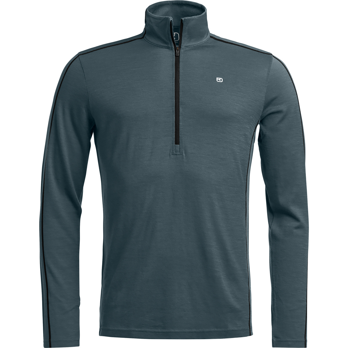 Ortovox Herren 185 Rock'N'Wool Zip Longsleeve (Größe XL, grau)