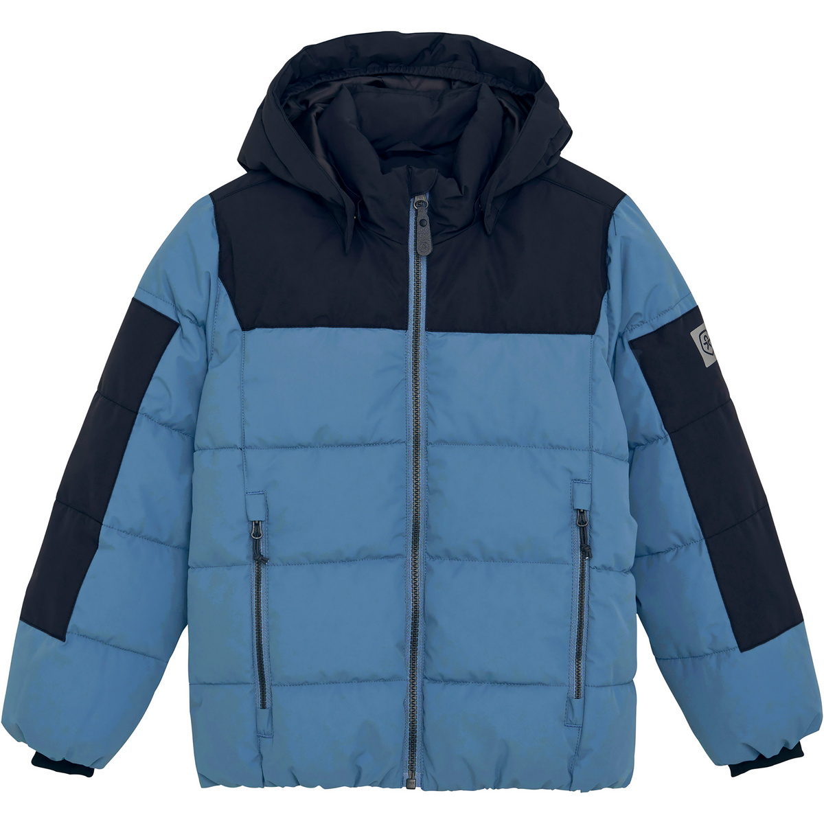 Color Kids Kinder Quilt Jacke (Größe 140, blau)