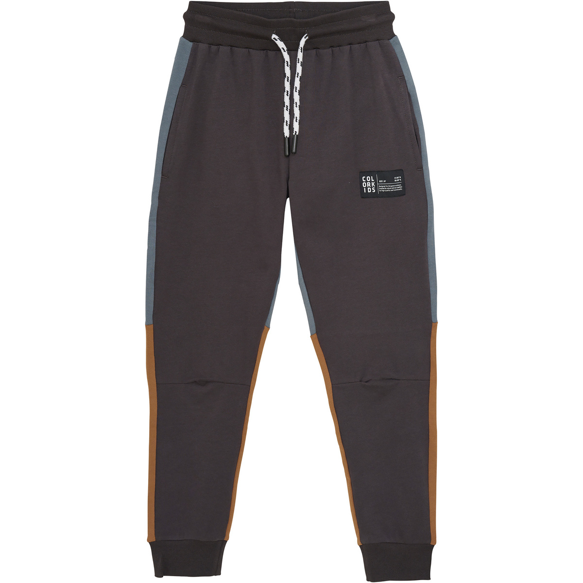 Color Kids Enfants Pantalon Colorblock (taille 152, Gris)