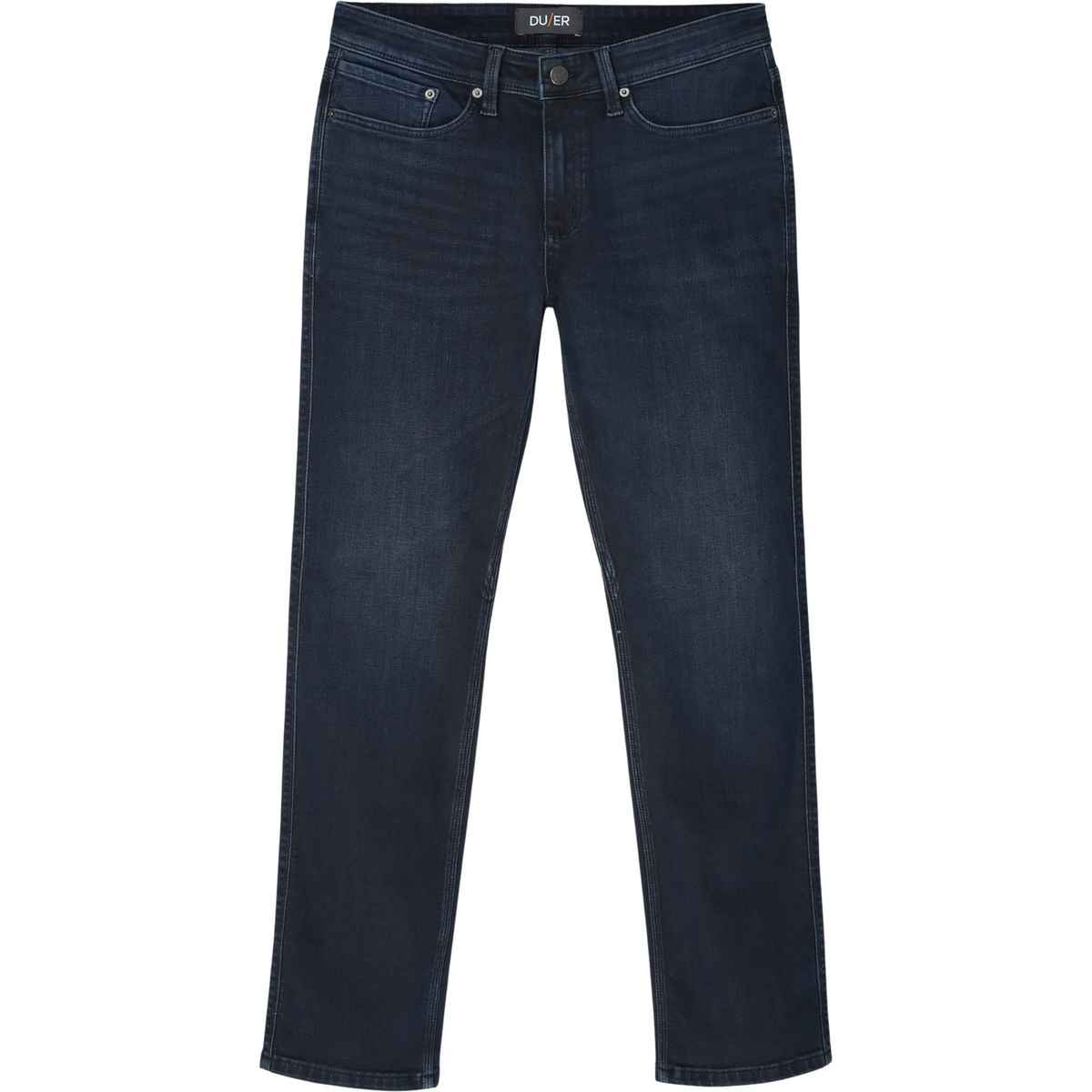 Duer Herren Performance Denim+ Slim Straight Jeans (Größe L, grau)