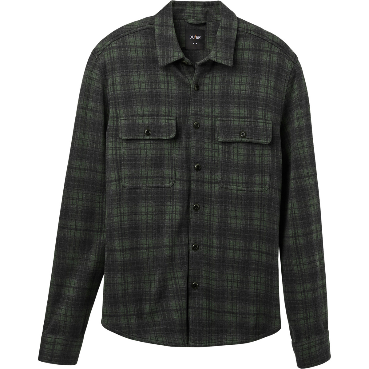 Image of Duer Uomo Camicia Performance Flannel Button Down