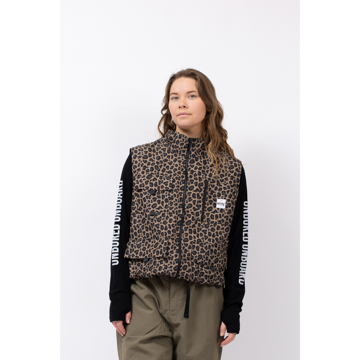 Eivy Donna Gilet Windbreaker Utility (Taglia M, Marrone)
