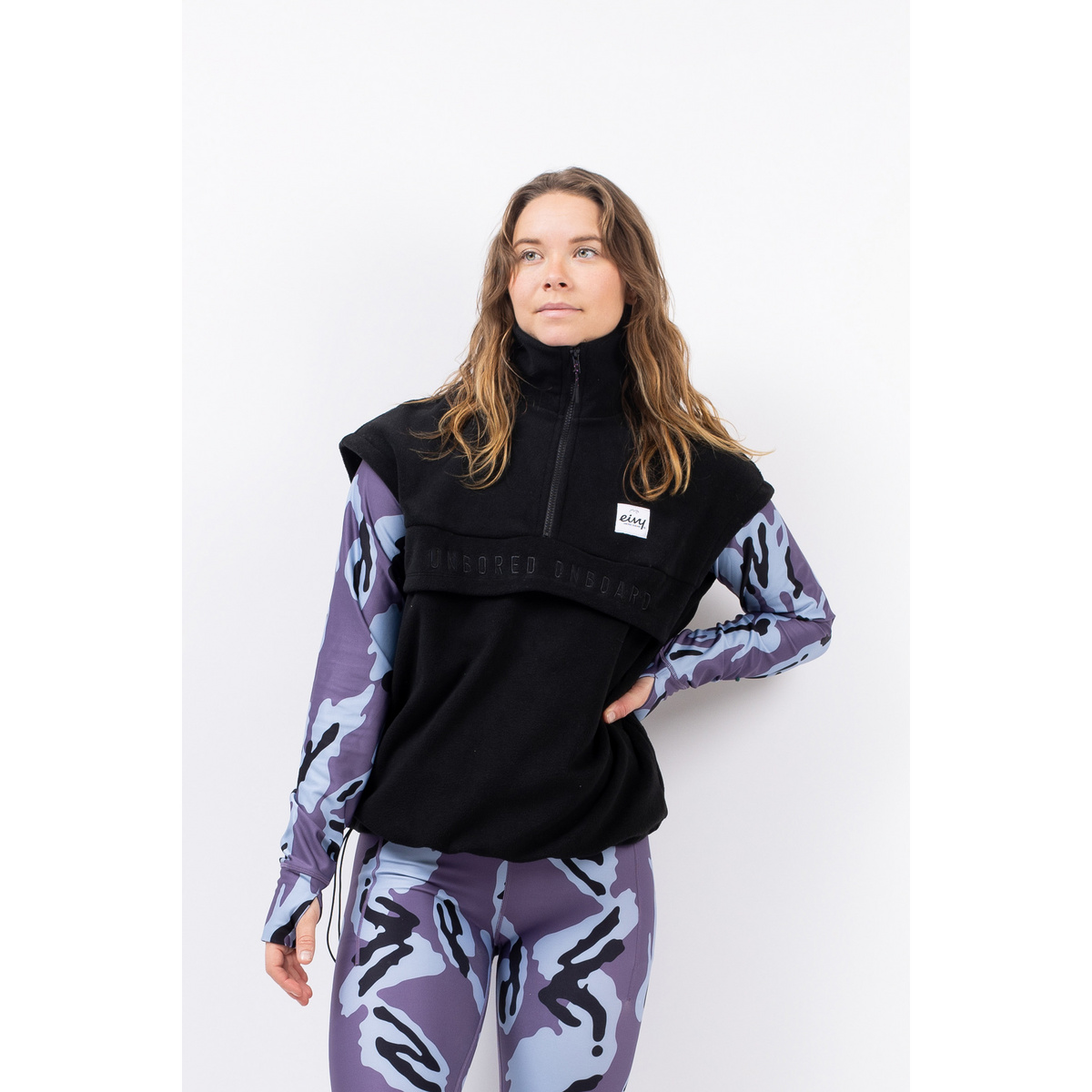 Eivy Donna Gilet Ball Fleece (Taglia M, Nero)