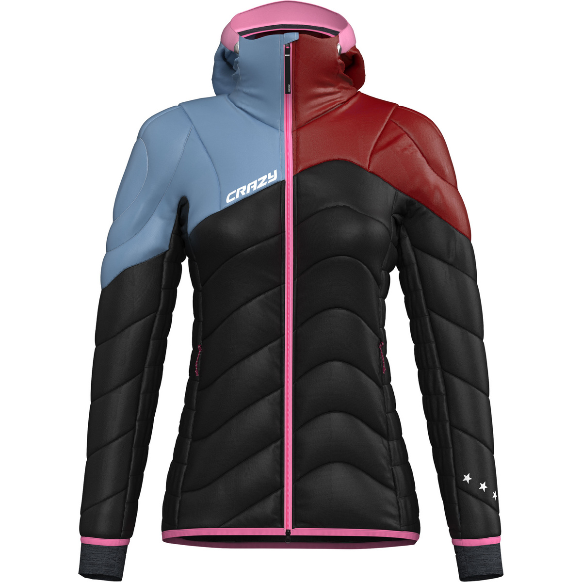 Crazy Femme Veste Electra (taille M, Multicolore)