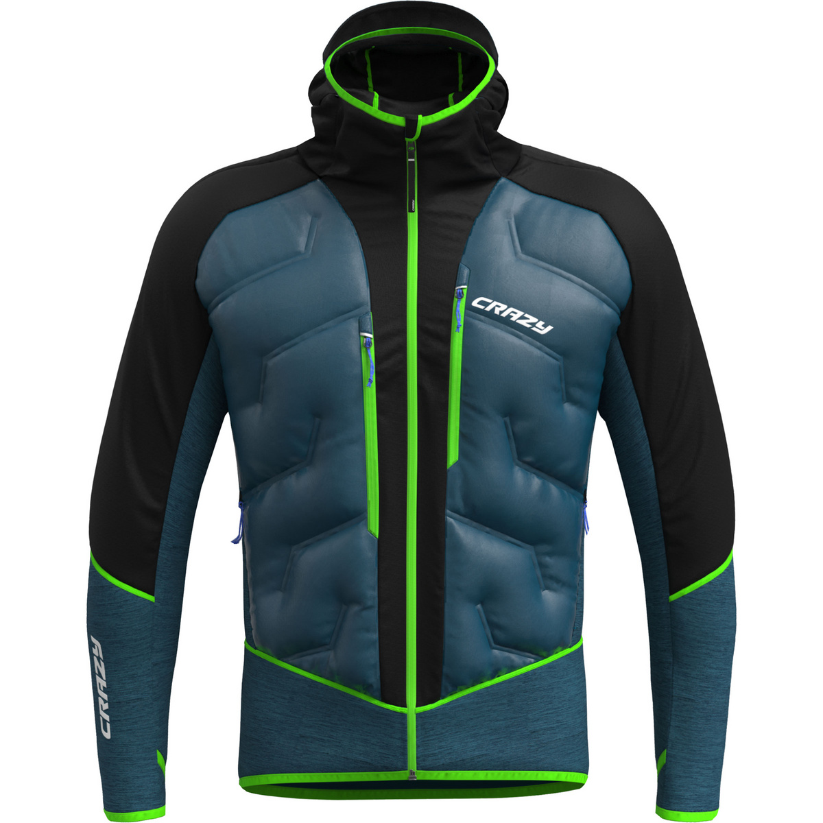 Crazy Herren Viper Jacke (Größe S, tuerkis)