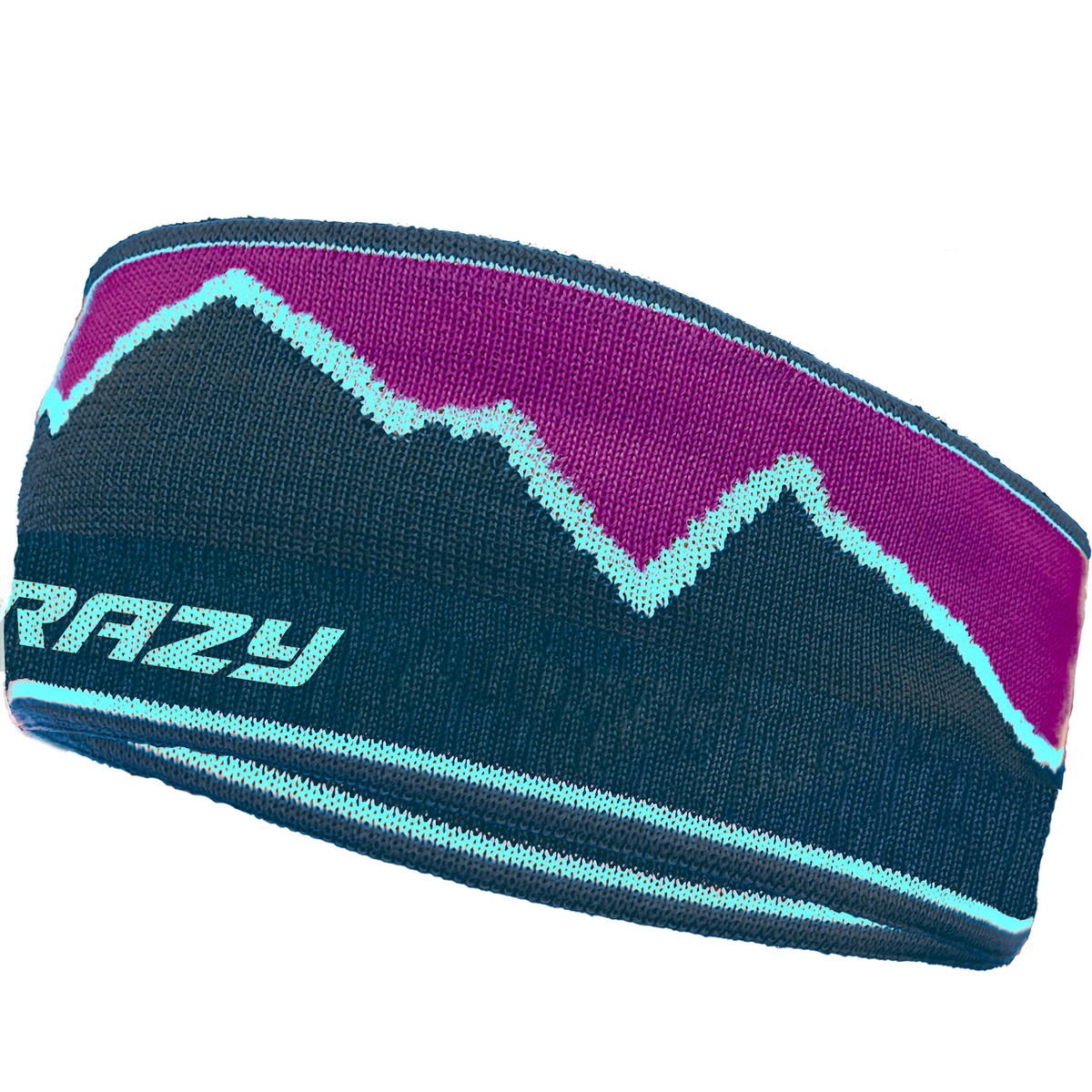 Crazy Skyline Stirnband (Größe ONE SIZE, lila)