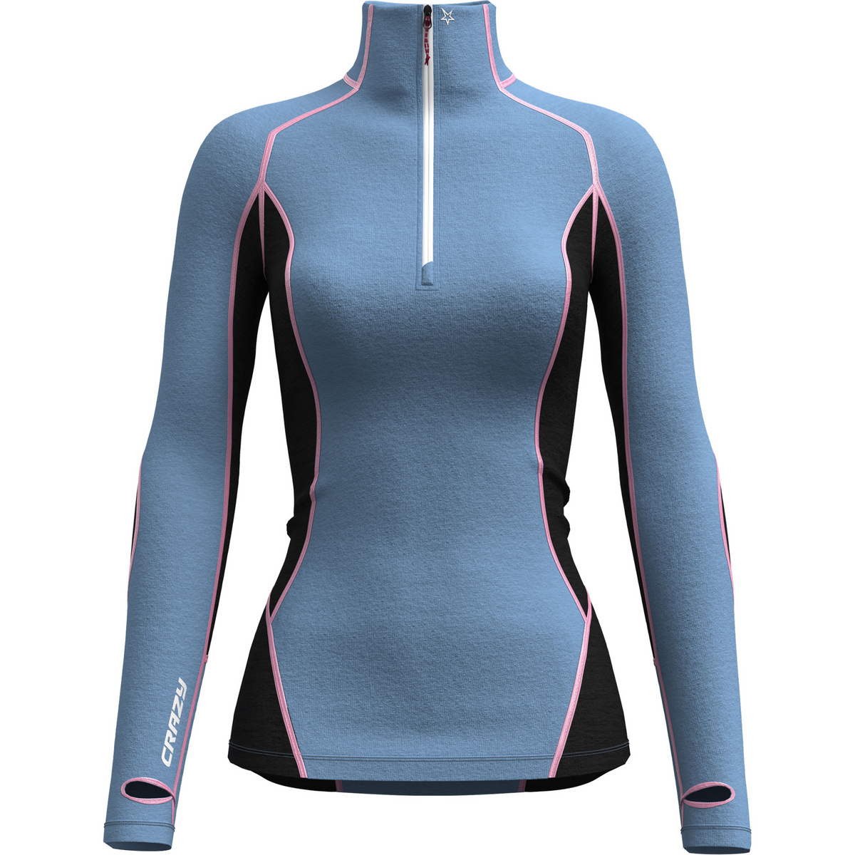 Image of Crazy Damen Allure Zip Longsleeve