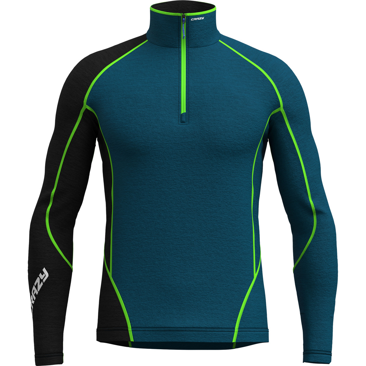 Image of Crazy Uomo Maglia a manica lunga Fahrenheit Zip