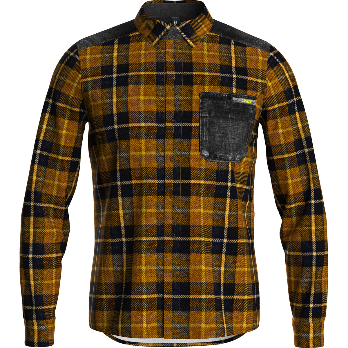 Crazy Herren Lumberjack Hemd (Größe M, orange)