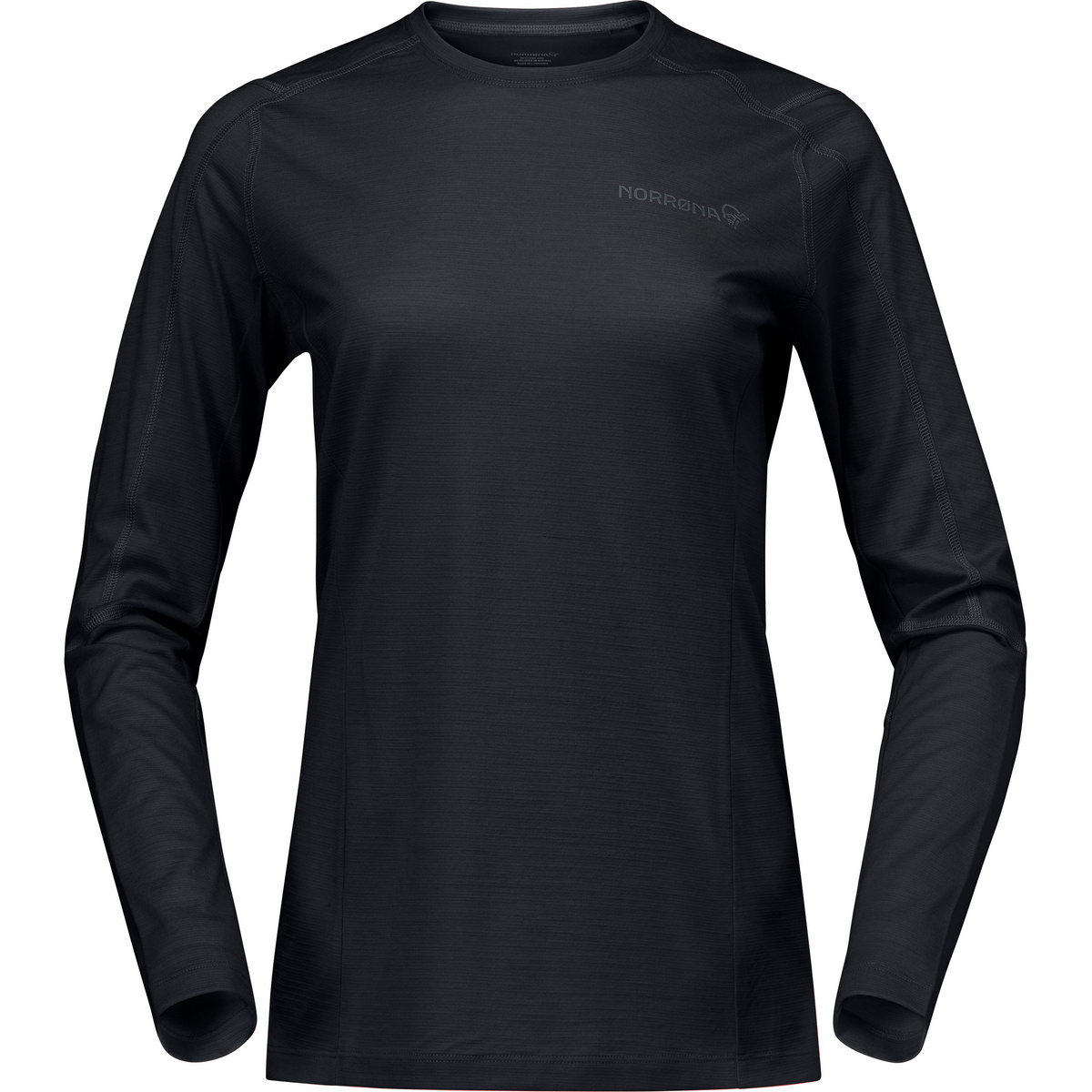 Norrona Donna Maglia a manica lunga Falketind EqualiserUll (Taglia XS, Nero)